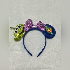 Minnie Mouse Ears headband Disney Toy Story Alien Themed Inspired Sequins Design